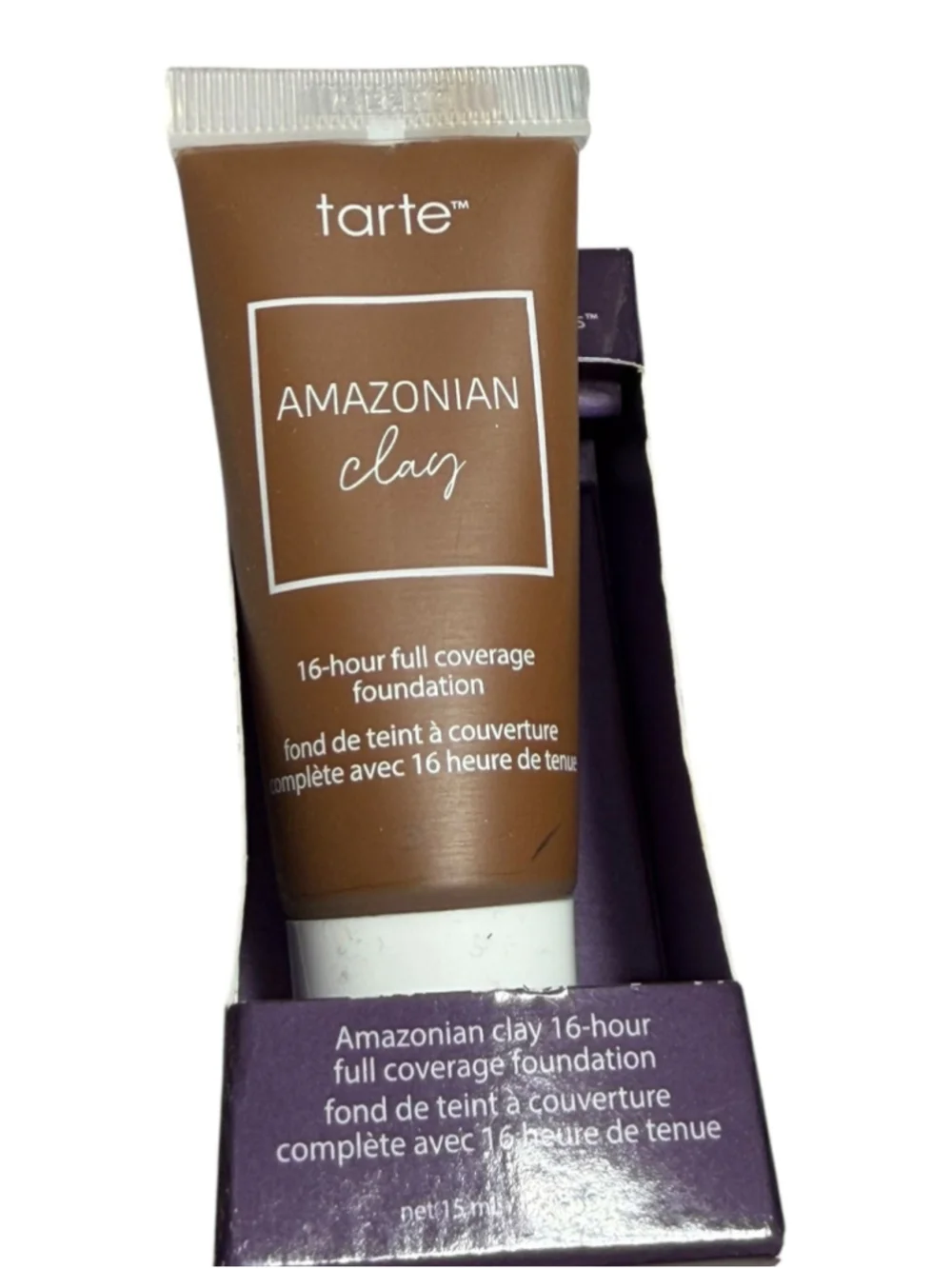 Tarte - 57N Rich Neutral Travel Size - Amazonian Clay 16-Hour Full Coverage Foun